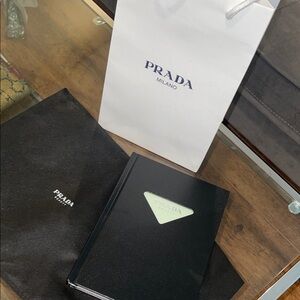 Prada Black and White Notebook Set bag prada gift idea